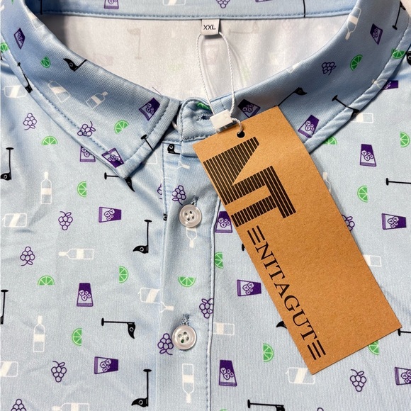 Golf Polo Moisture Wicking Shirt NEW Mens XXL Golfer Athleisure bloke core guys - Picture 4 of 7